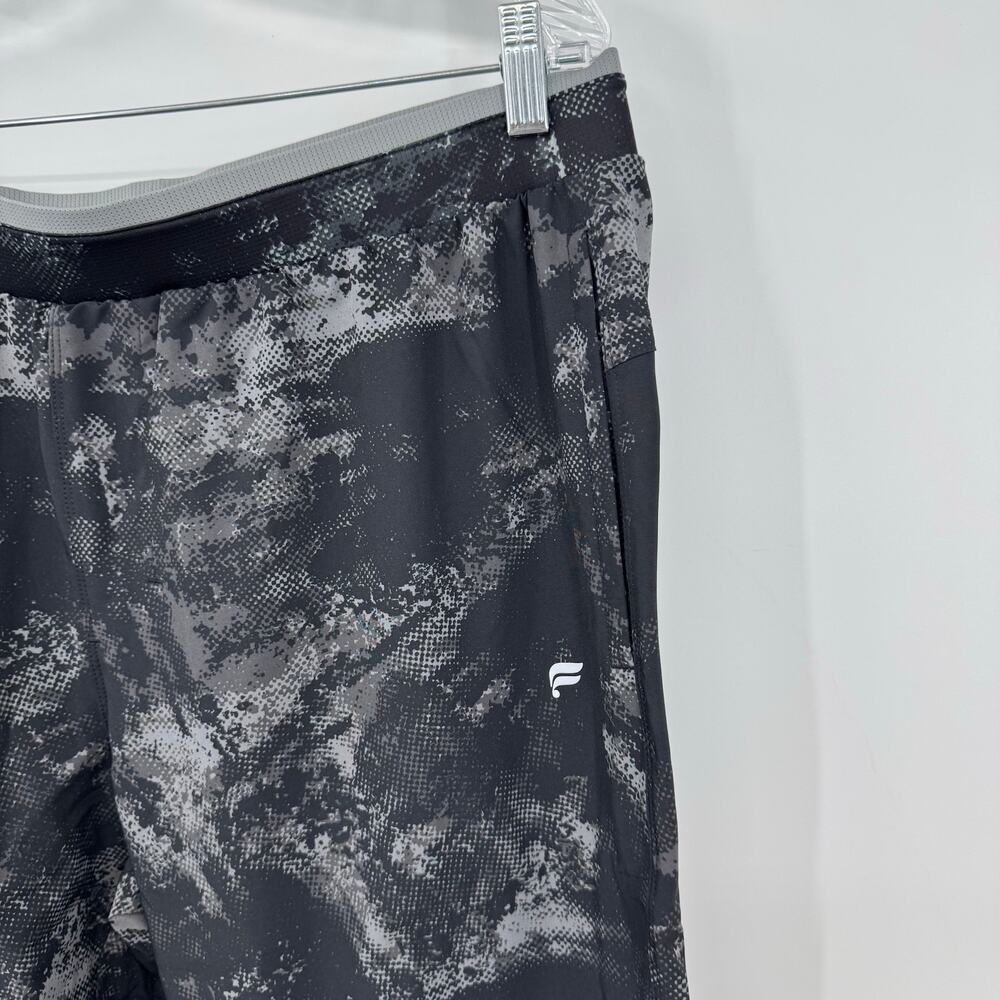 NEW Fabletics The Fundamental Pant Men's XL Black Noise Camo Gray Stretch - Picture 3 of 7